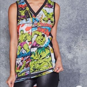 Blackmilk Clothing Marvel Licensed Hulk/Bruce Banner Shooter Size XS EUC